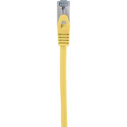 Renkforce RF-5088652 RJ45 síťové kabely, propojovací kabely CAT 6A S/FTP 5.00 m žlutá s ochranou, samozhášecí 1 ks