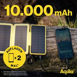 Aqiila Powerbird BS10, AQPBPBIBS1SG973 solární powerbanka, 6 W, 10000 mAh