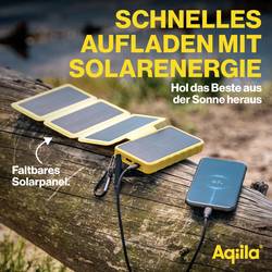 Aqiila Powerbird BS10, AQPBPBIBS1SG973 solární powerbanka, 6 W, 10000 mAh