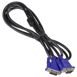 Akyga VGA kabel 1.8 m černá AK-AV-01 s feritovým jádrem VGA kabel