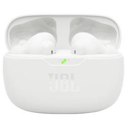 JBL Wave Beam 2 špuntová sluchátka (In Ear) Bez kabelu, Bluetooth® bílá Potlačení hluku Nabíjecí pouzdro