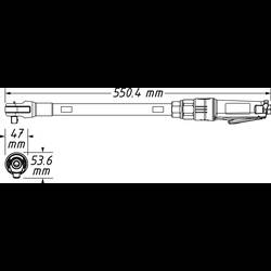 Hazet 9022P-XLG pneumatický ráčnový šroubovák