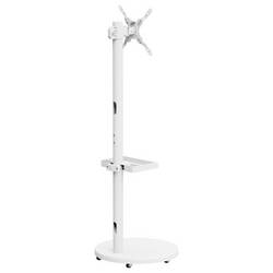 Reflecta TV Stand 43P-2020T weiß TV stojan 43,2 cm (17) - 109,2 cm (43) naklápěcí, nakláněcí, otočný, nastavitelná výška polička na zařízení