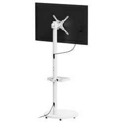 Reflecta TV Stand 43P-2020T weiß TV stojan 43,2 cm (17) - 109,2 cm (43) naklápěcí, nakláněcí, otočný, nastavitelná výška polička na zařízení
