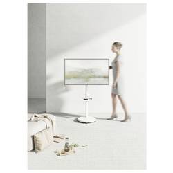 Reflecta TV Stand 43P-2020T weiß TV stojan 43,2 cm (17) - 109,2 cm (43) naklápěcí, nakláněcí, otočný, nastavitelná výška polička na zařízení