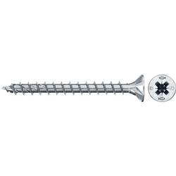Fischer 670194 Power-Fast II CZF šrouby do dřevotřísky 4 mm 30 mm křížová drážka Pozidriv ocel galvanizováno zinkem 1000 ks