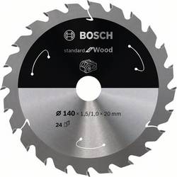 Bosch Accessories 2608837671 2608837671 tvrdokovový pilový kotouč 140 x 20 mm Počet zubů (na palec): 24 1 ks