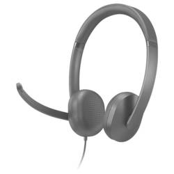 Lenovo LENOVO Wired VoIP Headset 5000 Teams Headset otevřená (On Ear) kabelová černá headset