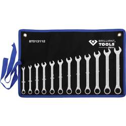Brilliant Tools BT013112 BT013112 Sada očkových ráčnových klíčů Délka klíče (cm) (jen pro nadpis) 8 - 53 mm
