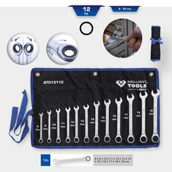 Brilliant Tools BT013112 BT013112 Sada očkových ráčnových klíčů Délka klíče (cm) (jen pro nadpis) 8 - 53 mm