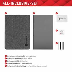 DISPLEX Privacy Safe fólie chránicí proti blikání obrazovky Notebook 39,6 cm (15,6) Formát obrazu: 16:9 01763 Universal
