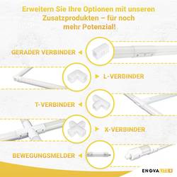 EnovaLite osvětlení do vlhkých prostor, LED světlo do vlhkých prostor, zářivkové svítidlo Energetická třída (EEK2021): E (A - G) LED pevně vestavěné LED 50 W