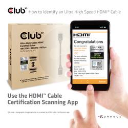club3D HDMI kabel Zástrčka HDMI-A 5.00 m černá CAC-1375 HDMI kabel