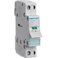šedá 16 A 230 V Hager SBN116