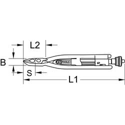 KS Tools 1161301 kleště na kabelové svazky 1 ks