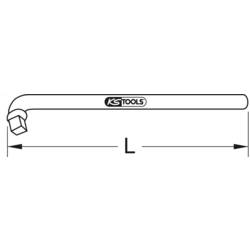 KS Tools 911.3925 9113925 úhlový nástavec Pohon (šroubovák) 3/8 180 mm 1 ks