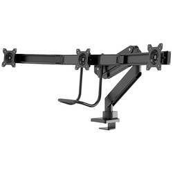 Neomounts NM-D775DX3BLACK držák na stůl pro monitor 3 Displej: (s) 43,2 cm (17) - 61 cm (24) černá nakláněcí, otočný, naklápěcí, nastavitelná výška