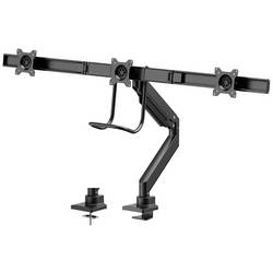 Neomounts NM-D775DX3BLACK držák na stůl pro monitor 3 Displej: (s) 43,2 cm (17) - 61 cm (24) černá nakláněcí, otočný, naklápěcí, nastavitelná výška