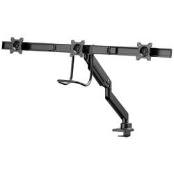 Neomounts NM-D775DX3BLACK držák na stůl pro monitor 3 Displej: (s) 43,2 cm (17) - 61 cm (24) černá nakláněcí, otočný, naklápěcí, nastavitelná výška