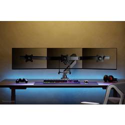 Neomounts NM-D775DX3BLACK držák na stůl pro monitor 3 Displej: (s) 43,2 cm (17) - 61 cm (24) černá nakláněcí, otočný, naklápěcí, nastavitelná výška