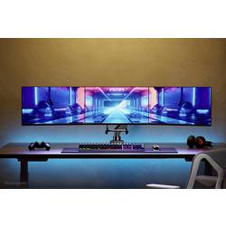 Neomounts NM-D775DX3BLACK držák na stůl pro monitor 3 Displej: (s) 43,2 cm (17) - 61 cm (24) černá nakláněcí, otočný, naklápěcí, nastavitelná výška