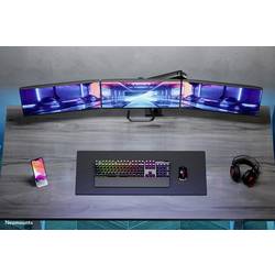 Neomounts NM-D775DX3BLACK držák na stůl pro monitor 3 Displej: (s) 43,2 cm (17) - 61 cm (24) černá nakláněcí, otočný, naklápěcí, nastavitelná výška