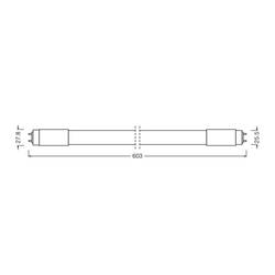 LEDVANCE LED trubice Energetická třída (EEK2021): D (A - G) G13 zářivkový tvar T8 7.5 W = 18 W studená bílá (Ø x v) 27.8 mm x 27.8 mm 1 ks