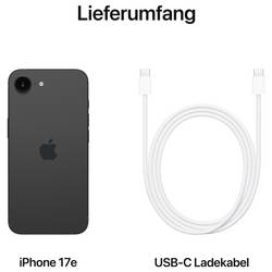 Apple iPhone 17e černá 256 GB Energetická třída (EEK2021) A (A - G) 15.5 cm (6.1 palec)