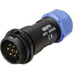 Weipu SP2111 / P 7 II kulatý faston, 1 ks