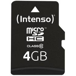 Intenso High Performance paměťová karta microSDHC 4 GB Class 10 vč. SD adaptéru