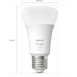 Philips Hue sada 4 LED žárovek 871951431914100 Energetická třída (EEK2021): F (A - G) Hue White Viererpack 4x800lm 60W E27 36 W teplá bílá