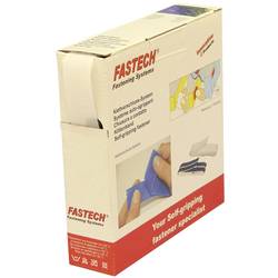 FASTECH® B25-SKL01000010 pásek se suchým zipem, zalepení hotmelt , háčková část, (d x š) 10 m x 25 mm, bílá, 10 m