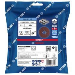 Bosch Accessories 2608621779 vláknitý kotouč Průměr 115 mm Zrnitost=36 5 ks