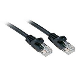 LINDY 48197 RJ45 síťové kabely, propojovací kabely CAT 6 U/UTP 10.00 m černá pozlacené kontakty 1 ks