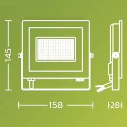 Philips LED Lois 929004642801 venkovní LED reflektor 14 W Barvy světla (LED svítidlo): teplá bílá