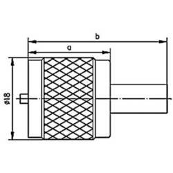 Telegärtner 100024322 100024322 UHF konektor zástrčka, rovná 50 Ω 1 ks
