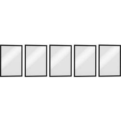 Durable 486901 DURAFRAME MAGNETIC A4 - 4869 magnetický rám DIN A4 černá (š x v) 238 mm x 324 mm 5 ks