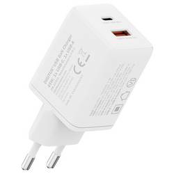 Digitus DA-10302 USB nabíječka, 1x USB A , 1x USB-C®, 45 W, bílá