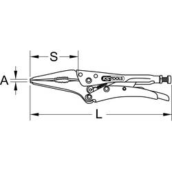 KS Tools 115.1505 1151505 upínací kleště
