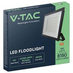 V-TAC VT-44109 23982 LED reflektor Energetická třída (EEK2021): F (A - G) 100 W Barvy světla (LED svítidlo): studená bílá