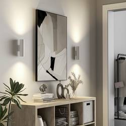 Deko Light Can IP20 up & down, 2x 7,5 W GU10, Weiß 341343 Nástěnné svítidlo GU10 7.5 W bílá