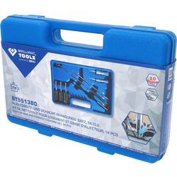 Brilliant Tools BT551380 Sada pro čištění vstřikovačů a přihrádky, 14 ks