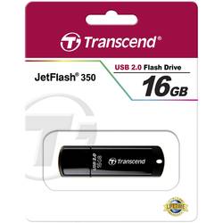 Transcend JetFlash® 350 USB flash disk 16 GB černá TS16GJF350 USB 2.0