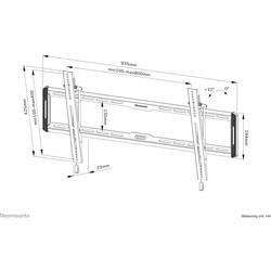 Neomounts WL35-550BL18 TV držák na zeď 109,2 cm (43) - 215,9 cm (85) naklápěcí