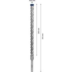 Bosch Accessories EXPERT SDS plus-7X 2608900132 příklepový vrták 1 ks 16 mm Celková délka 315 mm SDS plus 1 ks