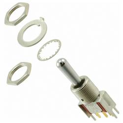 C & K Switches 7105TPV3BE Toggle Switch 7000 Series 20 V/AC, 20 V/DC 1x (zap)/vyp/(zap) 1 ks Bulk