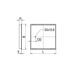RIDI 827745 827745 LED vestavné svítidlo, LED, 21 W, bílá