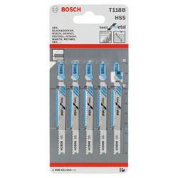 Bosch Accessories 2608631014 Pilový plátek do kmitací pily T 118 B - Basic for Metal 5 ks