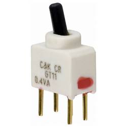 C & K Switches GT11MV3BE Toggle Switch GT Series 20 V/AC, 20 V/DC 1x zap/zap 1 ks Bulk