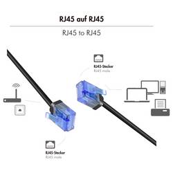 LogiLink CQ3063U RJ45 síťové kabely, propojovací kabely CAT 6A U/UTP 3.00 m černá extrémně tenký , flexibilní provedení, samozhášecí, bez halogenů 1 ks